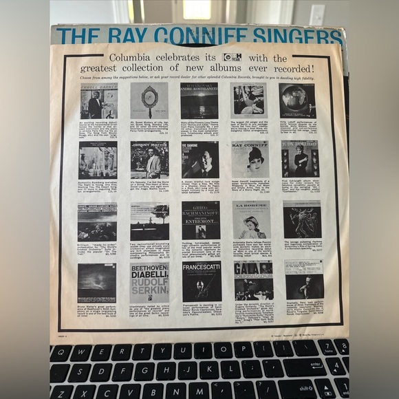 It’s The Talk Of The Town (CL 1334) & ‘s Marvelous (CL 1074) Ray Conniff Vintage - Picture 7 of 9